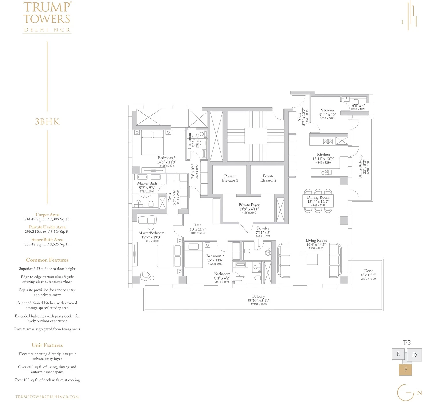 1 Bedroom Floor Plan