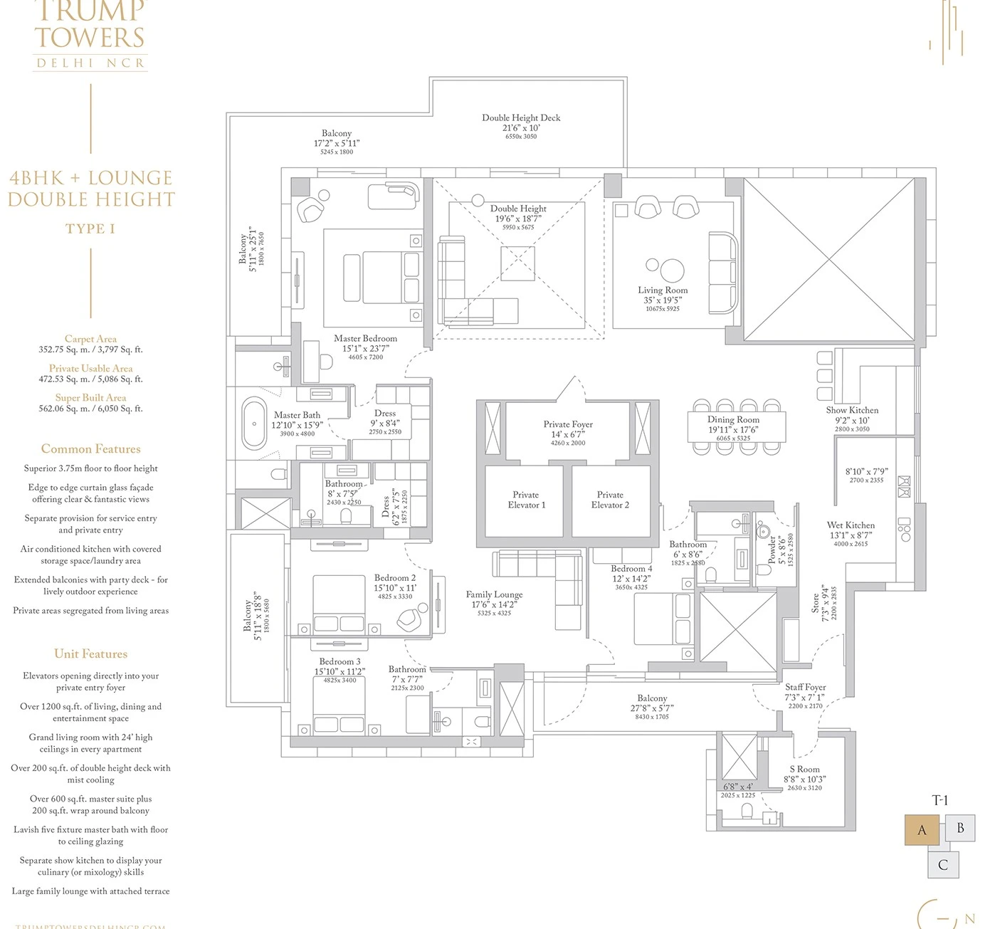 Penthouse Floor Plan
